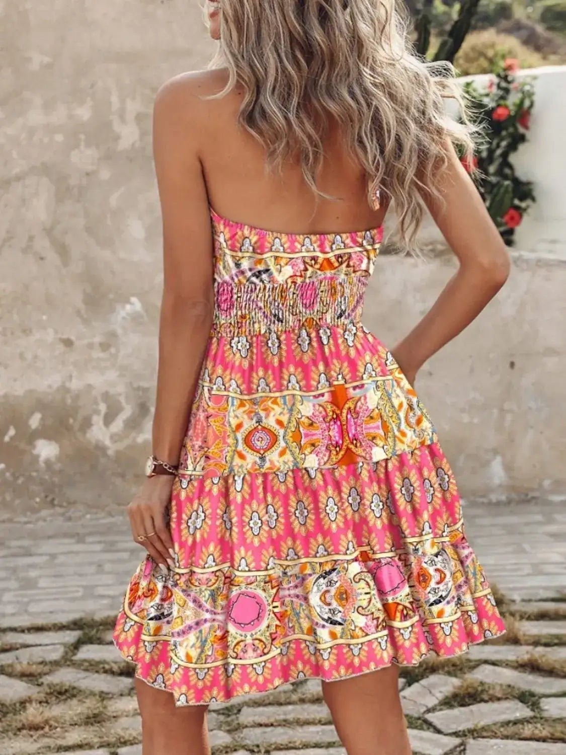 Paisley Print Halter Neck Mini Dress - Bela Fils BoutiqueBela Fils Boutique